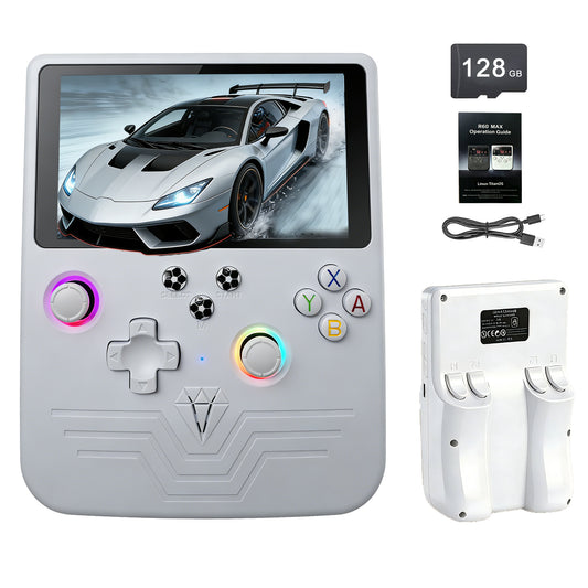 RegiisJoy R60MAX Handheld Game Console, 5.5 Inch IPS Screen,40000 Games 6000mAh Battery