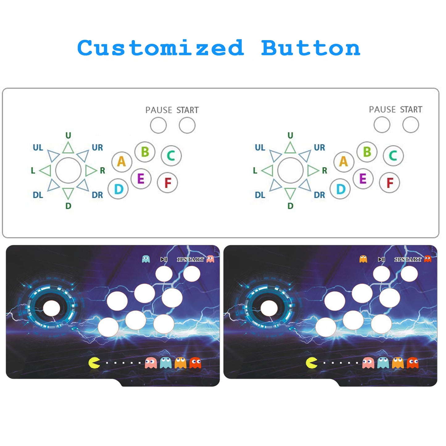 RegiisJoy 8000 Games Arcade Game Console WiFi Function Pandora Box 12S APS12