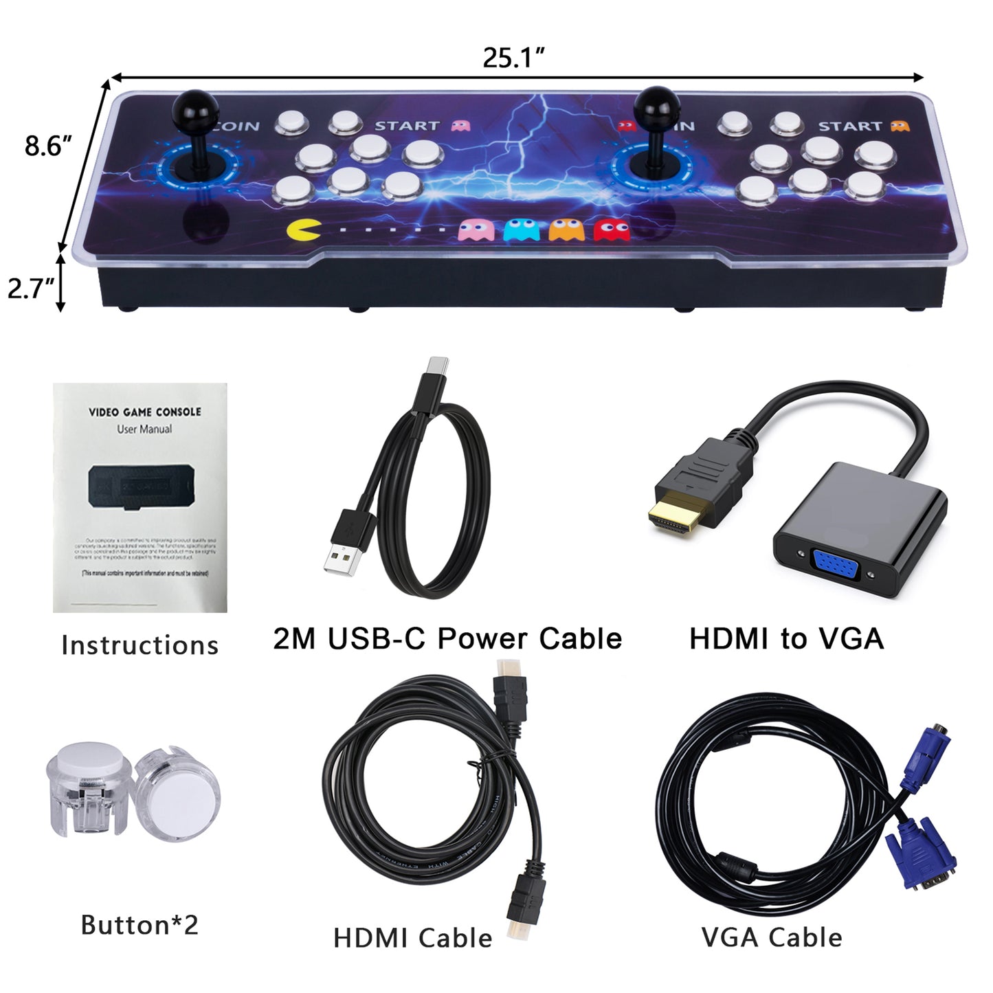 RegiisJoy 50000 Games Pandora Box Ultra Arcade Game Console PCM-YU1