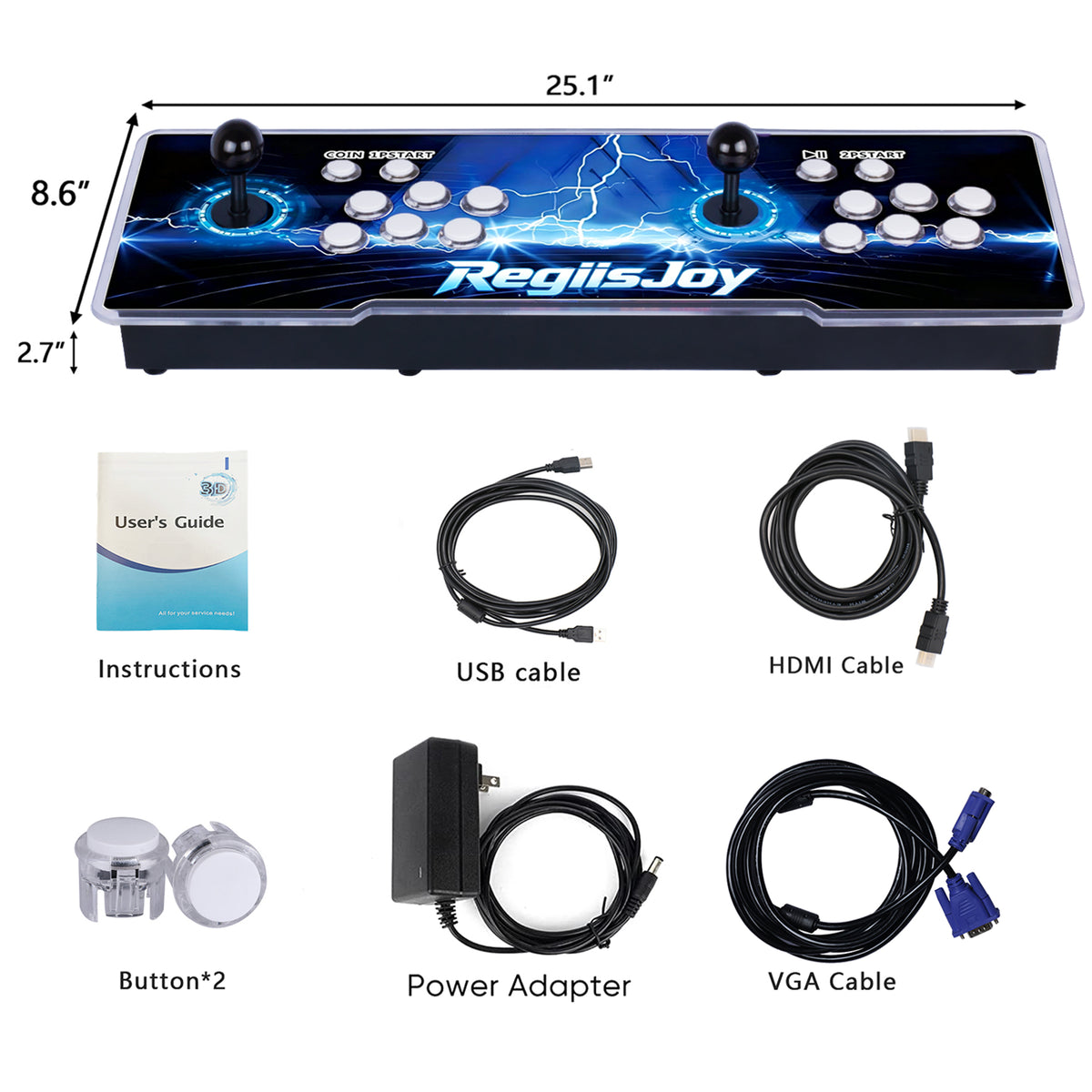 RegiisJoy 32000 Games Pandora Box Arcade Game Console 78S LTN-Y78