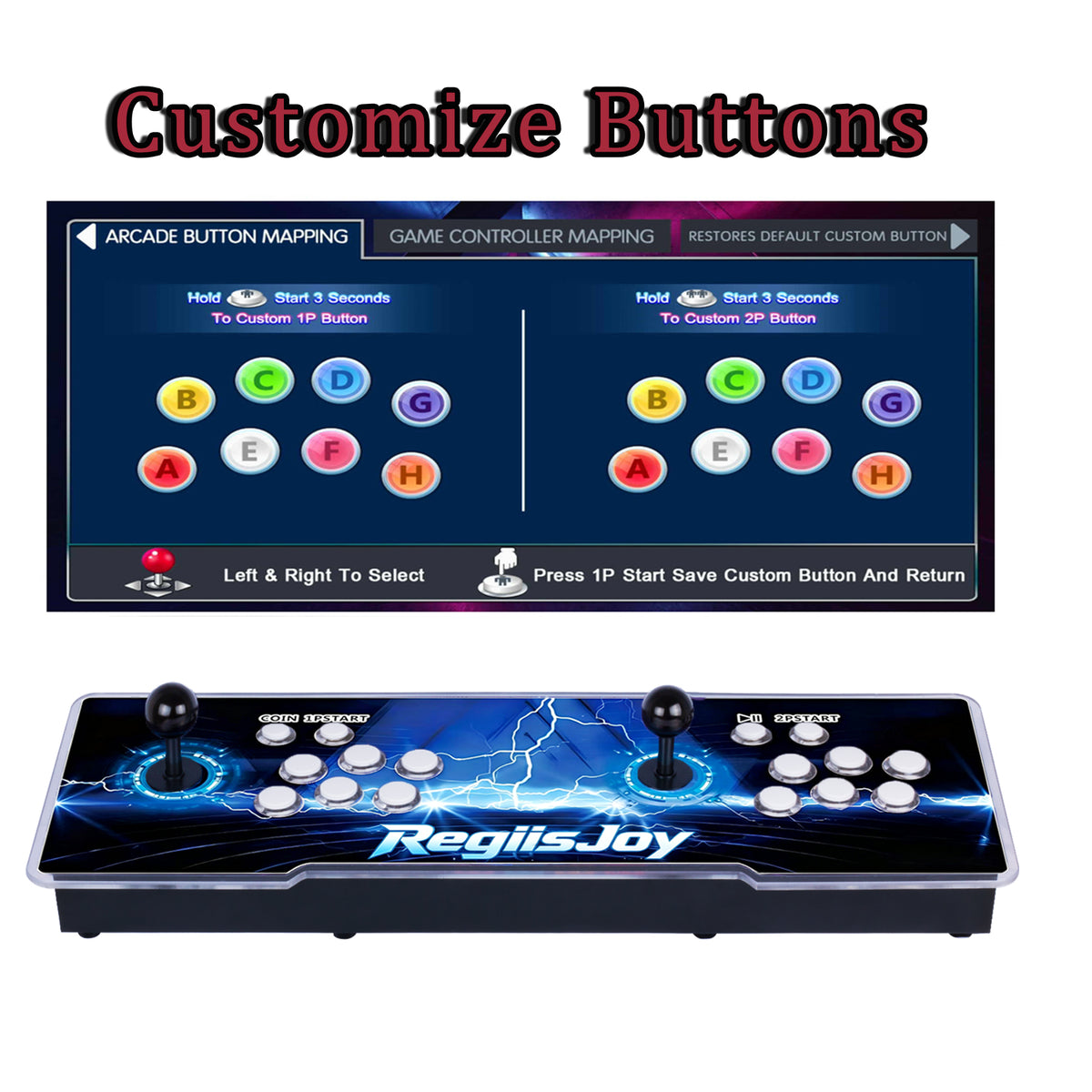 RegiisJoy 32000 Games Pandora Box Arcade Game Console 78S LTN-Y78