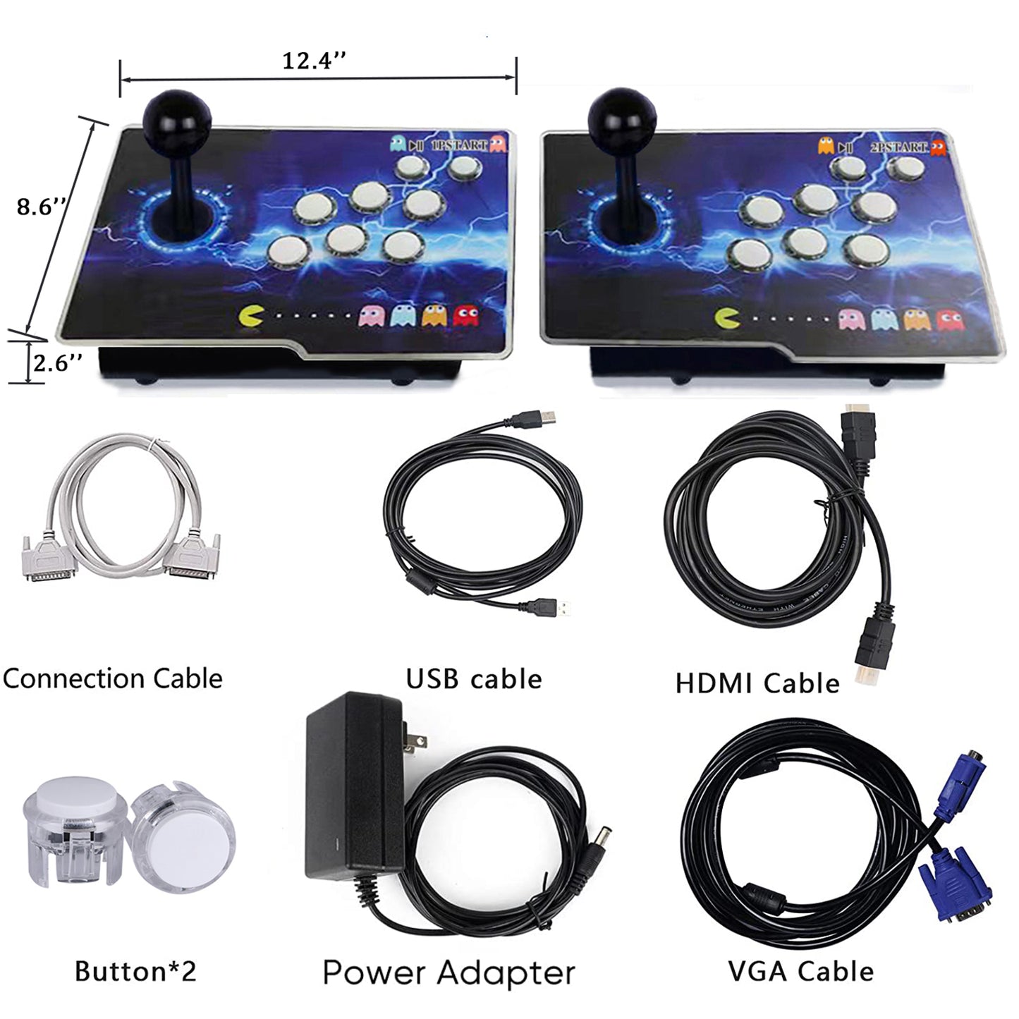 RegiisJoy 10000 Games Arcade Game Console WiFi Function Pandora's Box 18S APS18